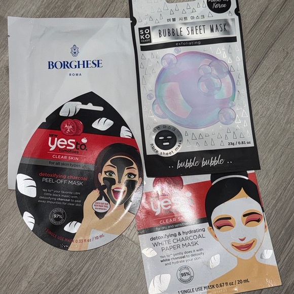 Skincare Face Mask Set of 4 - Picture 2 of 6
